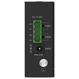 D-Link DIS-100E-05 5-Port Unmanaged Industrial Fast Ethernet Switch, Plug-and-play, Fanless, DIN-rail mount